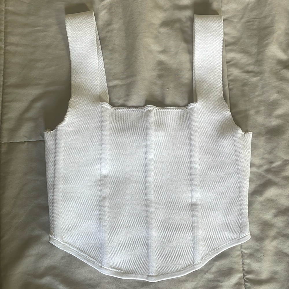 White Crop Top